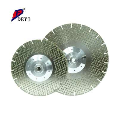 Beijing Deyi lowest price 5" Marble Electroplated Diamond Saw Blade Cutting Disc